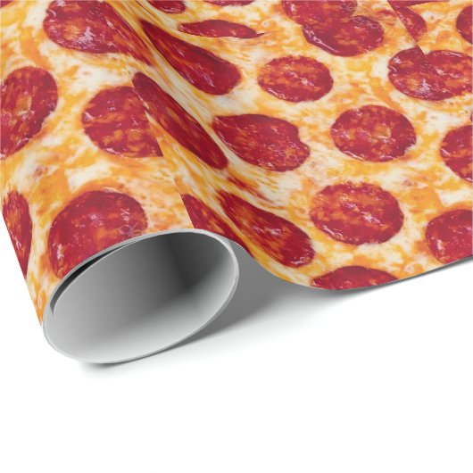 Pepperoni Pizza Hot en Yummy! Cadeaupapier (Rol Hoek)