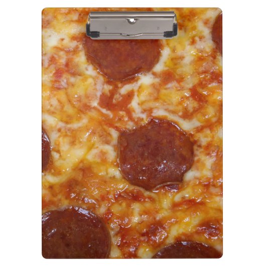 Pepperoni Pizza Klembord (Voorkant)