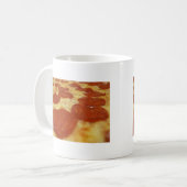 pepperoni pizza koffiemok (Voorkant links)