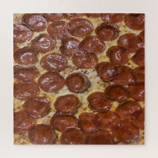 Pepperoni Pizza Legpuzzel (Verticaal)