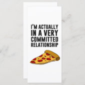 Pepperoni Pizza Love - Een serieus Relatie (Voorkant / Achterkant)