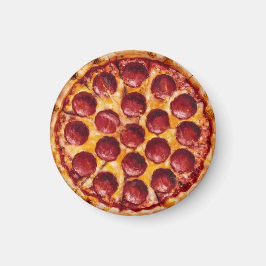 Pepperoni Pizza Magneet (Voorkant)