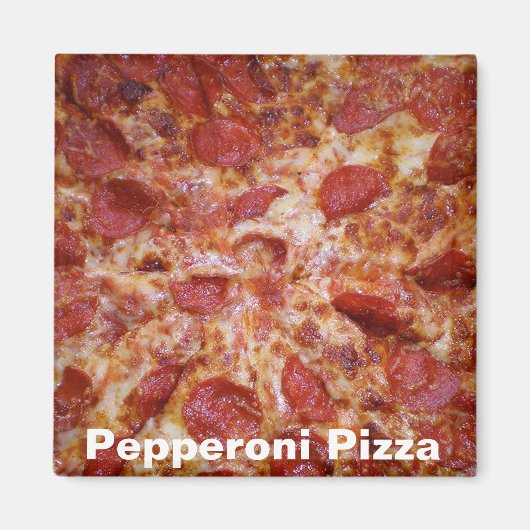 Pepperoni Pizza Magnet (Voorkant)