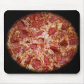 Pepperoni Pizza Mousepad Muismat (Voorkant)