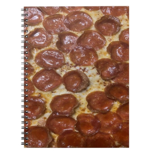 Pepperoni Pizza Notitieboek (Voorkant)