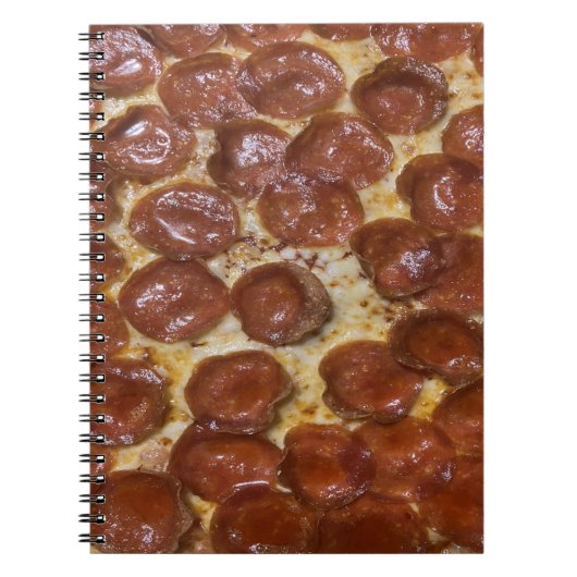 Pepperoni Pizza Notitieboek (Voorkant)