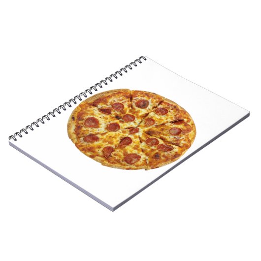 Pepperoni Pizza Notitieboek (Linkerzijde)
