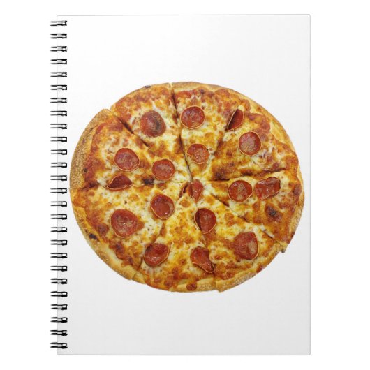 Pepperoni Pizza Notitieboek (Voorkant)
