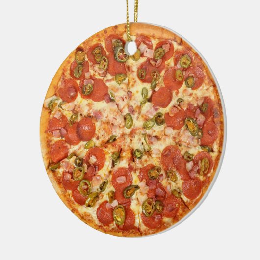 Pepperoni Pizza Ornament Junk Food (Links)