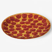 Pepperoni Pizza  Papieren Bordje (Gekanteld)