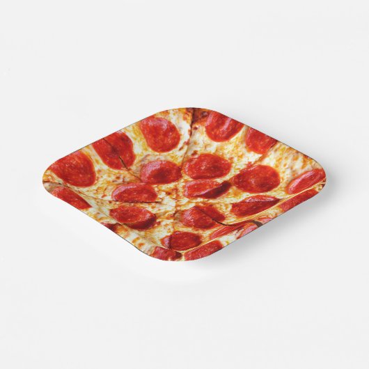 PEPPERONI PIZZA PAPIEREN BORDJE (Gebogen)