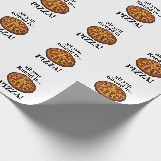 Pepperoni Pizza Party Cadeaupapier (Hoek)