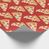 Pepperoni Pizza Party Cadeaupapier (Hoek)