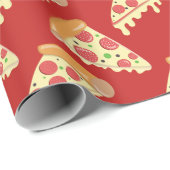 Pepperoni Pizza Party Cadeaupapier (Rol Hoek)