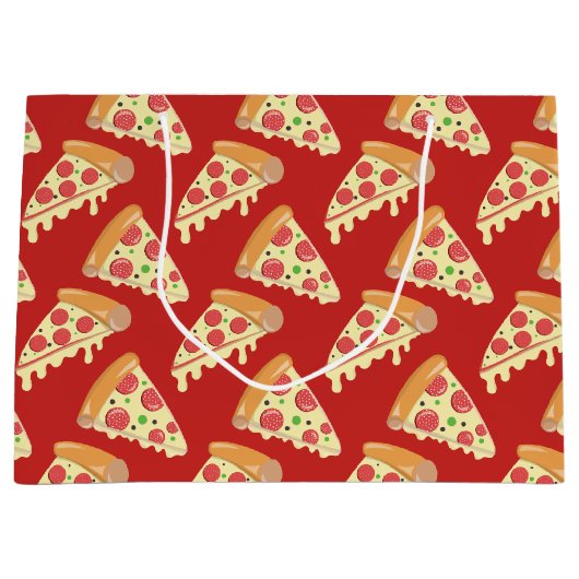 Pepperoni Pizza Party Large Cadeautasje (Voorkant)