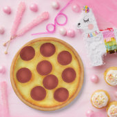 Pepperoni Pizza Party Papieren Bordje (Feest)