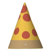Pepperoni Pizza Party Pet Feesthoedjes (Rechts)