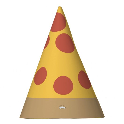 Pepperoni Pizza Party Pet Feesthoedjes (Rechts)