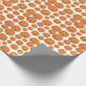 Pepperoni pizza patroon cadeaupapier (Hoek)