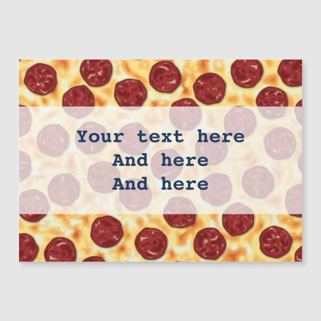 Pepperoni Pizza Pattern (Voorkant)