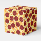Pepperoni Pizza Pattern Bedankdoosjes (Voorkant Zijde)