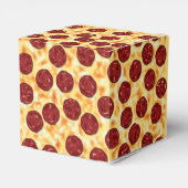 Pepperoni Pizza Pattern Bedankdoosjes (Achterkant)