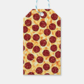 Pepperoni Pizza Pattern Cadeaulabel (Voorkant)