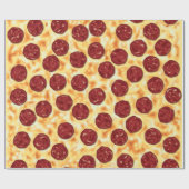 Pepperoni Pizza Pattern Cadeaupapier (Vlak)