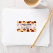 Pepperoni Pizza Pattern Etiket (Insitu)
