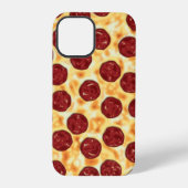 Pepperoni Pizza Pattern iPhone Hoesje (Achterkant)