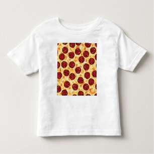 Pepperoni Pizza Pattern Kinder Shirts