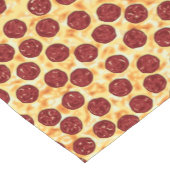 Pepperoni Pizza Pattern Korte Tafelloper (Hoek)