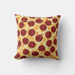 Pepperoni Pizza Pattern Kussen