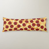 Pepperoni Pizza Pattern Lichaamskussen (Voorkant)