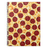 Pepperoni Pizza Pattern Notitieboek (Voorkant)