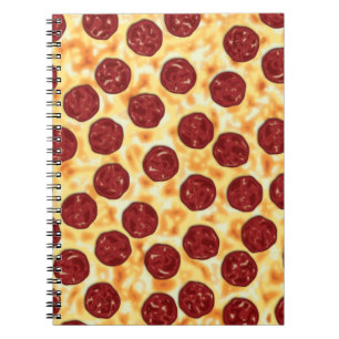 Pepperoni Pizza Pattern Notitieboek