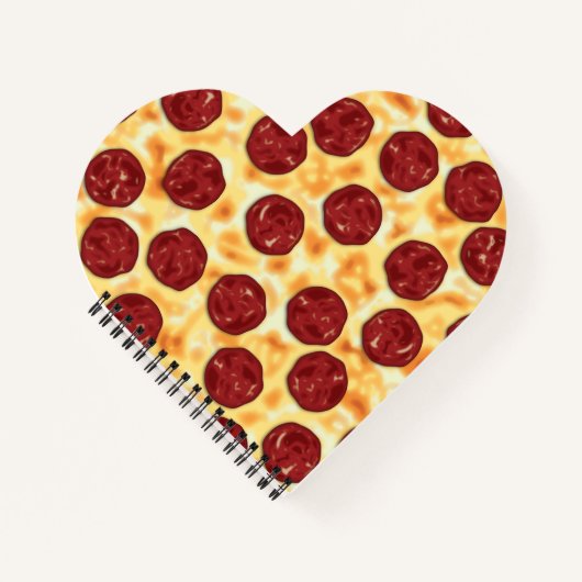 Pepperoni Pizza Pattern Notitieboek (Voorkant)
