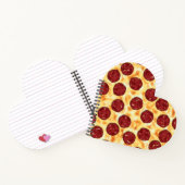 Pepperoni Pizza Pattern Notitieboek (Binnen)