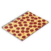 Pepperoni Pizza Pattern Notitieboek (Linkerzijde)