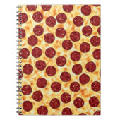 Pepperoni Pizza Pattern Notitieboek (Voorkant)