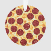 Pepperoni Pizza Pattern Ornament (voorkant)