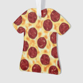 Pepperoni Pizza Pattern Ornament (voorkant)