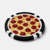 Pepperoni Pizza Pattern Pokerchips (Enkel)