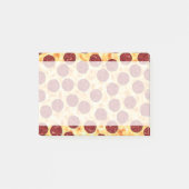 Pepperoni Pizza Pattern Post-it® Notes (Voorkant)