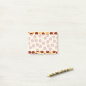 Pepperoni Pizza Pattern Post-it® Notes (Op bureau)