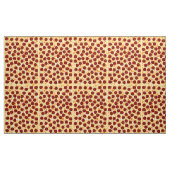 Pepperoni Pizza Pattern Stof (Yard (91,4 cm))