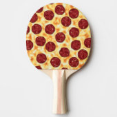 Pepperoni Pizza Pattern Tafeltennisbatje (Voorkant)