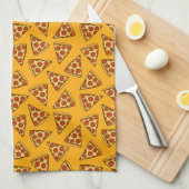 Pepperoni Pizza Pattern Theedoek (Quarter Fold)