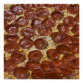 Pepperoni Pizza Perfect Poster (Voorkant)