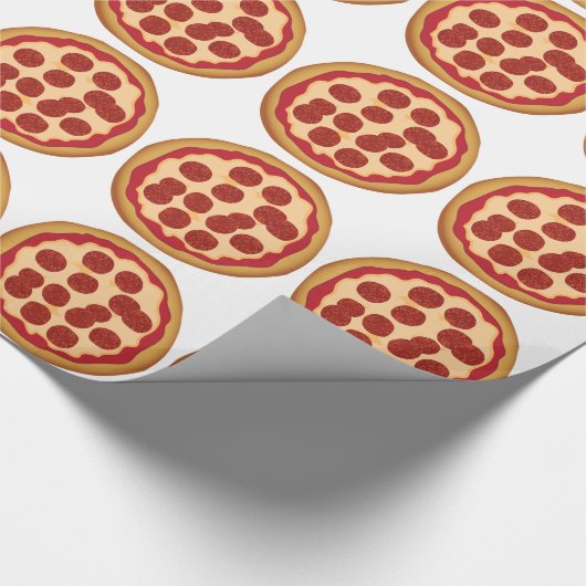 Pepperoni Pizza Pie Cadeaupapier (Hoek)